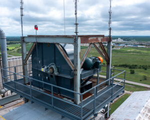 Nebraska millwright services at a leg tower in a grain facility